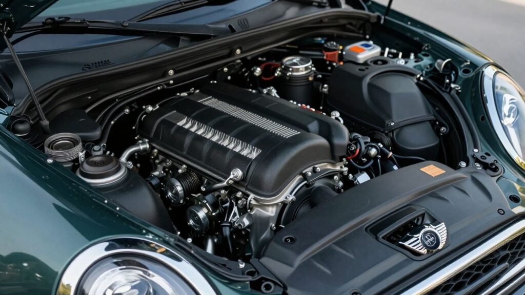 Mini Cooper S engine bay